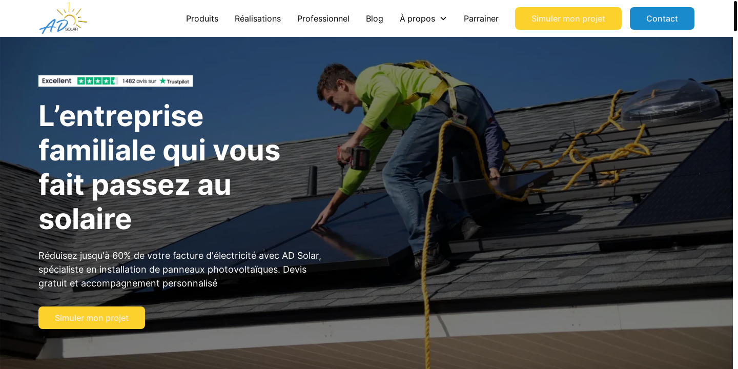 Website Screenshot Adsolar