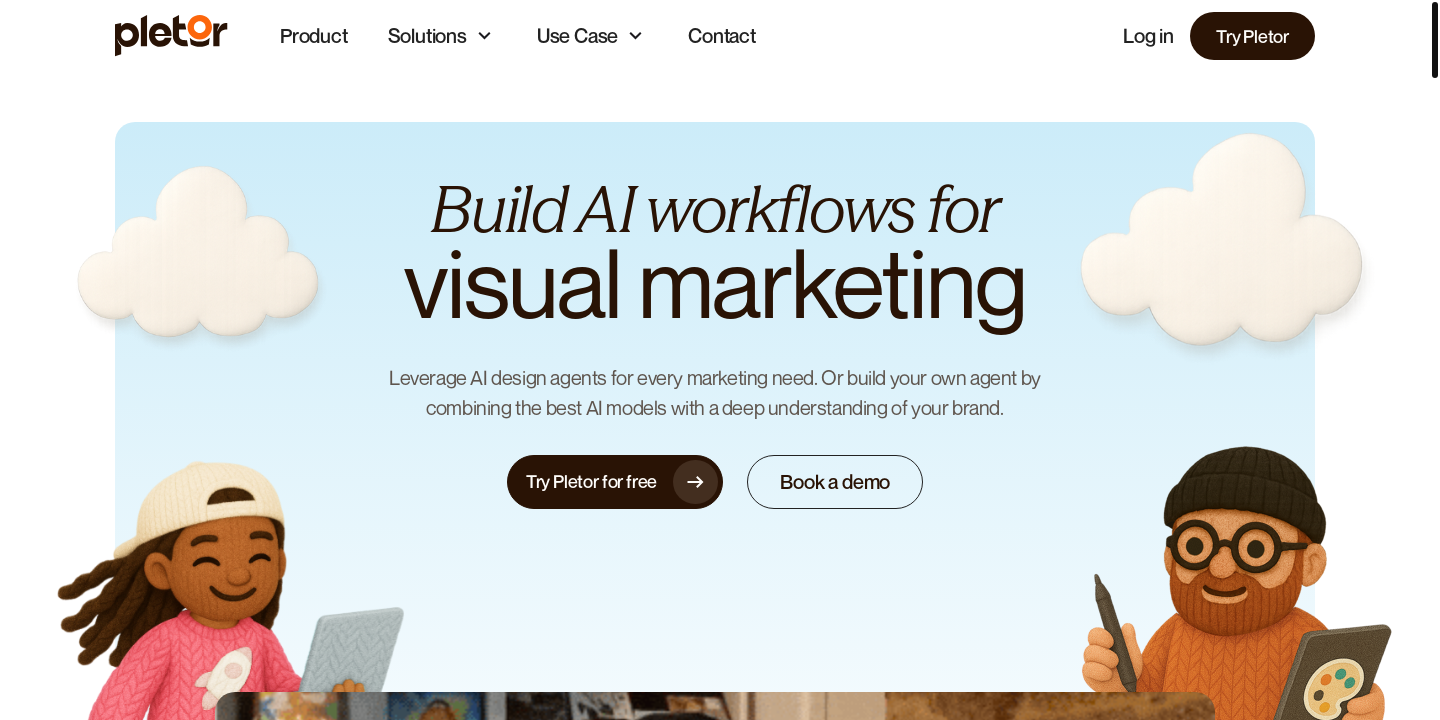 Website Screenshot Pletor